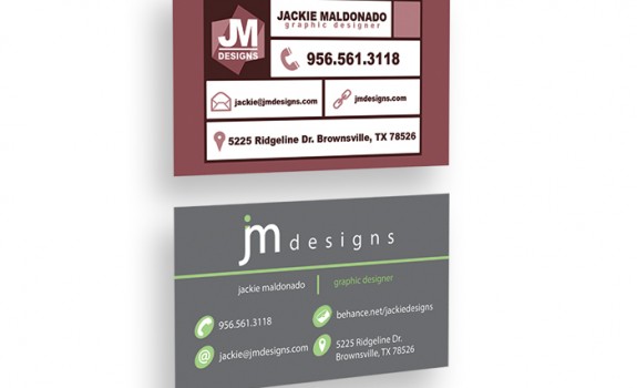 ARTS-3333 : Design & Production | Project-1A : Business Card Design & Imposition / Student Work | Fall 2015