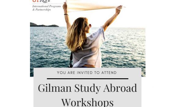 UTRGV's Gilman Study Abroad Workshops - Feb. 7 & Feb. 22, 2018