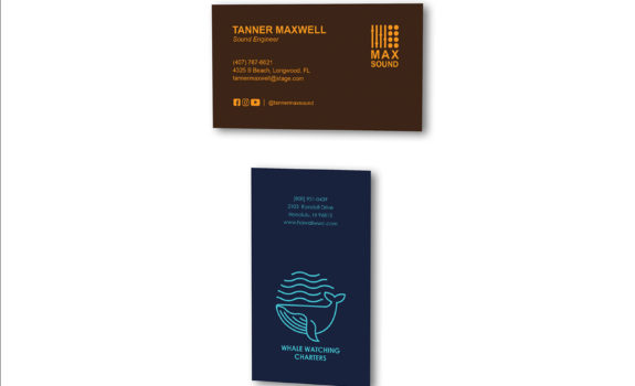 ARTS-3333 : Design & Production | Project-1: Business Card Designs & Imposition / Featured Student Work | Fall 2020