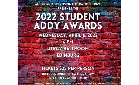 Forwarded message from the ADDY chair: ADDY Gala - Your ticket will be paid if you are a winner | March 25, 2022