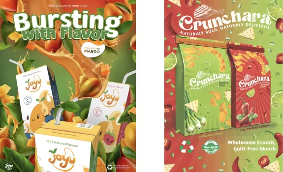 ARTS-4396 Demo: Dynamic Poster Design Methods & Advertising Design Option for Senior Project | Class Meeting-6 & 7, 9/22-24, 2025 (Week-4) | Featured Work by Alma Morales & Jessica Chavarria