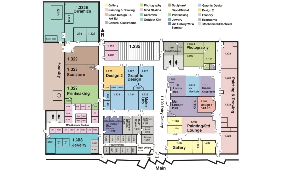 ARTS-4396 Second Senior Show: Placement Plan - Fall 2025 | December 6