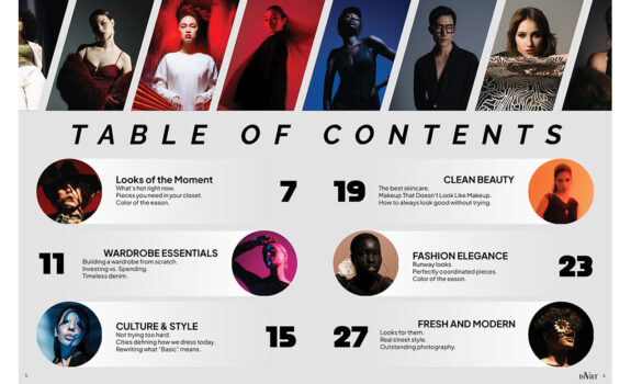 ARTS-3333 Demo: Magazine's TOC Design (P1C) | 7/31-8/5, 2026 (Week 3-4) | Featured Work by Christian Macias Barba